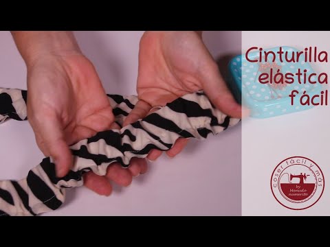 Cinturilla con elástico paso a paso