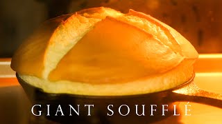 Giant Souffle!!! Super Soft Japanese Castella Pancake