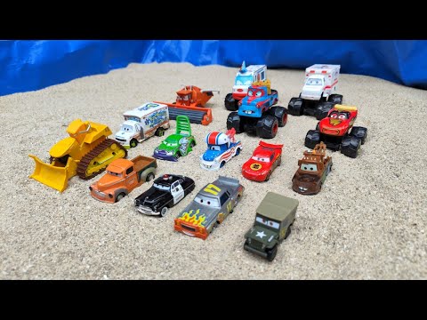 Lightning Mcqueen Toys : McQueen, Jackson Storm, Cruz Ramirez, Tow Mater, Doc Hudson, Mack, Luigi