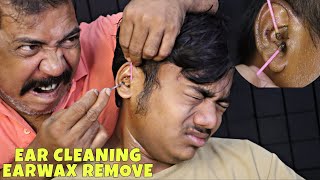 Ear Cleaning & Earwax Removal by Asim Barber | Ear Fingering | Ear Cracking | Head Massage | ASMR