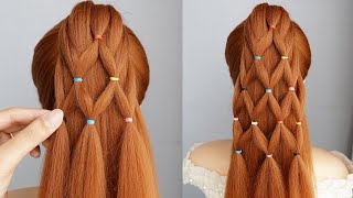Easy & Simple Daily Hairstyles for Girls | Cute & Easy Braided Hairstyles for College and School