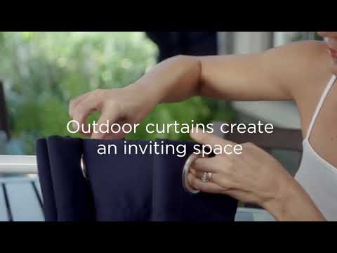 Choosing and Hanging Outdoor Curtains