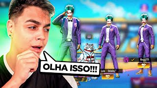 FREITAS SE IMPRESSIONOU AO TESTAR NOVO "PERSONAGEM" CORINGA - free fire
