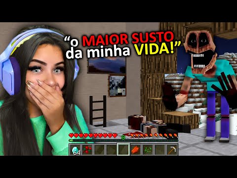 COMO ESSE MONSTRO INVADIU A MINHA CASA NO MINECRAFT