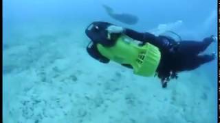 Oahu, Hawaii Scuba Diving: Tusa SAV-7 Underwater Scooter Scuba Diving Safety Gear