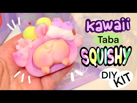 DIY Taba Squishy Kit| Tutorial| KAWAII |Sophie and Toffee|Puni Puni Box