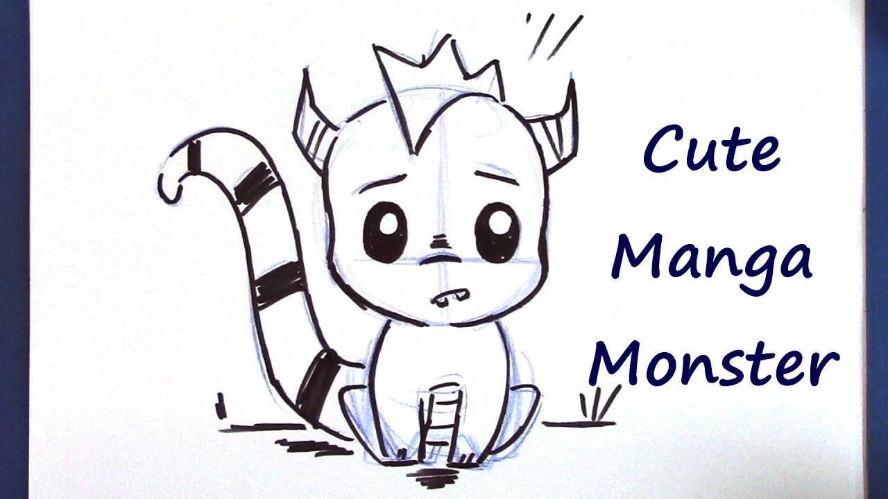 How to Draw a Manga Monster - Super Cute and Easy - Christopher Hart