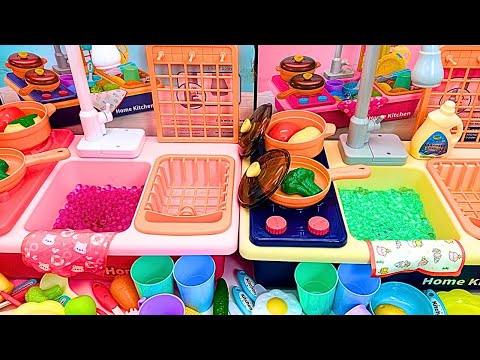 14 minutes Satisfying with Unboxing Cute Toys Kitchen Set with Real Water | Review Toys | ASMR