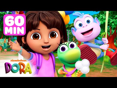 Dora Mejores Amigos Marathon! #4 💕 60 Minutes of Best Friends Boots, Isa & More! | Dora & Friends