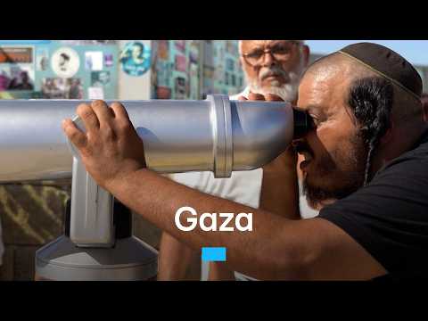 Kijken naar de oorlog, sommige Israëli's zien het als een dagje uit | RTL Nieuws