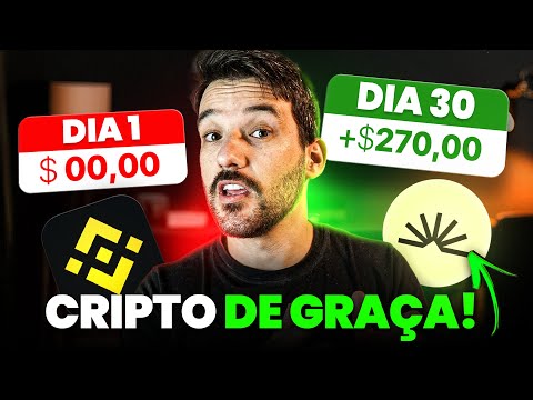 COMO GANHAR CRIPTOMOEDAS DE GRAÇA (EM 3 CLIQUES)
