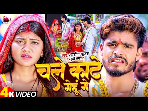 #Video | चले काटे गेहूं गे | #Aashish Yadav, #Khushi Kakkar | Chale Gehu Kate Ge | #Chaita Song 2024