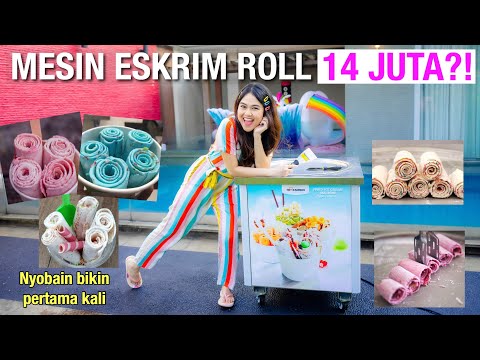 AKHIRNYA BELI MESIN ESKRIM ROLL!! TERNYATA GINI CARA BIKINNYA