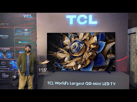 World's Largest 115 inch TCL QD - Mini LED TV (115X955 MAX ) Launched In INDIA 🔥