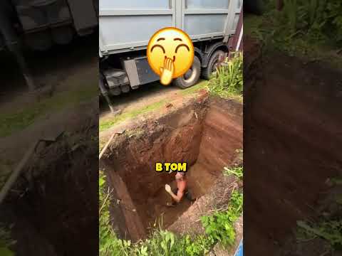 Лопата в яме спасла его 🕳🪓