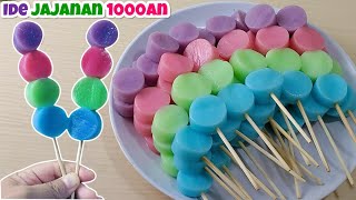 ISENG KASIH TESTER SEKALI ANAK2 LANGSUNG ANTRI BELI LAGI! Ide Jajanan 1000an sate Jelly Warna-warni