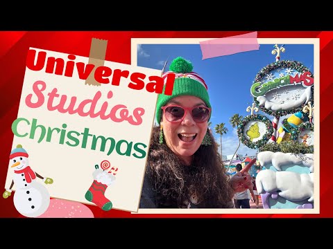 Universal Studios Orlando During Christmas