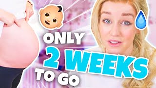 2 WEEKS UNTIL BABY!  |  Pregnancy update, health issues, baby's face!