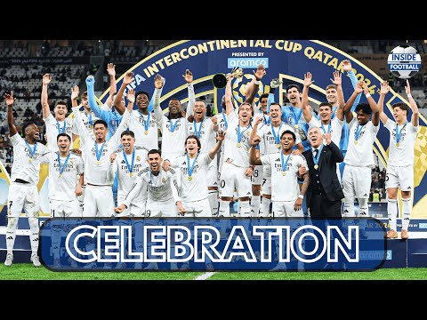 Real Madrid Lift Intercontinental Cup 2024 | Full CELEBRATION!