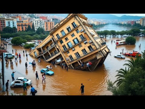 🚨 Portugal bajo el AGUA: Otra TORMENTA siembra el caos en Europa (Lluvias en España, Inundaciones)