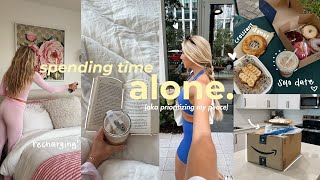 slowing down & romanticizing life again ✨ (solo date, cozy mornings, & the BEST donuts !! )