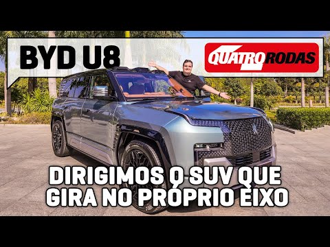 BYD U8: o SUV que navega, gira 360º, anda com pneu furado e CHEGA EM 2024