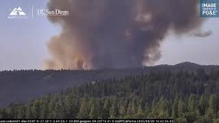 Time-lapse Shows Northern California Wildfires Start and Rapid Growth