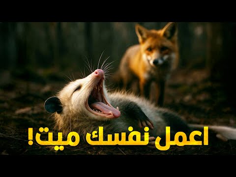 ليه بعض الحيوانات "بتمثل" إنها ميتة؟ ولأ.. مش بس علشان تهرب!