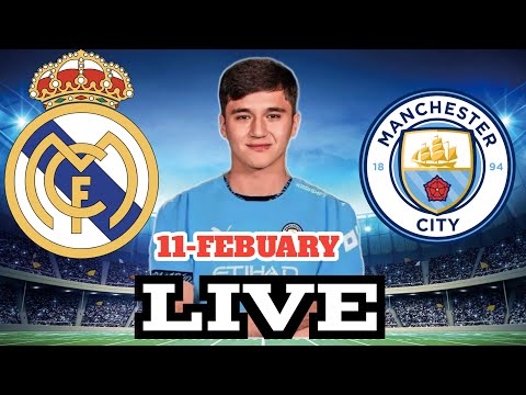 Manchester city vs Real madrid 2025, man city va real Madrid live JONLI efir, Abduqodir Husanov gol.