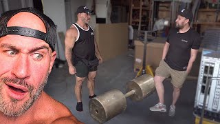 GETTING WORLD'S HEAVIEST DUMBBELL (from Furious Pete!)