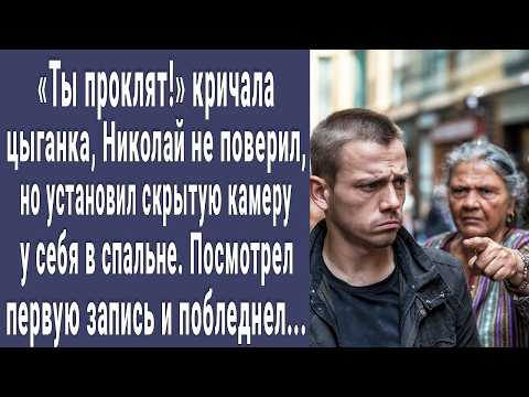 Ты проклят! кричала цыганка, Николай не поверил, но установил скрытую камеру. А увидев запись...