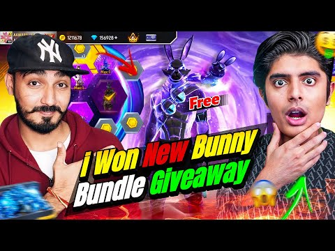 I Won New Bunny Bundle Free From Giveaway 😲 Prank Gone Wrong - Garena Free Fire