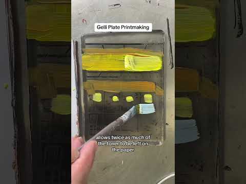 New Tip | Gelli Plate Image Transfers with Laser Prints #gelliplateprinting #printmaking