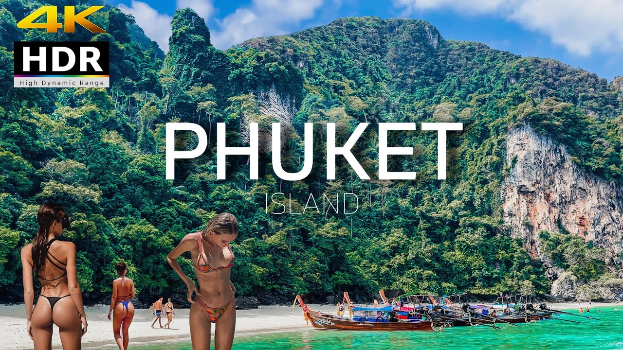 4K HDR // Walking Phuket Island | BEST Place in the World | Thailand 2023 – With Captions