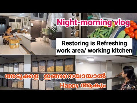 Re-storing &Refreshing |clean kitchen motivation|kitchen organization|work area|working kitchentour