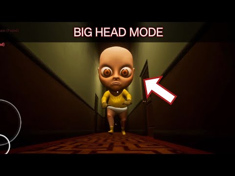 Baby in Yellow Dark Whispers Full Gameplay in Big Head Mode - New Update