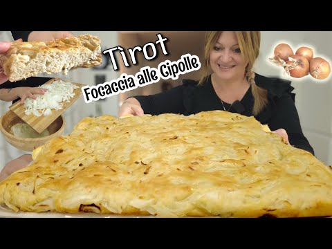 FOCACCIA ALLE CIPOLLE 🧅 Tìrot Mantovano 🧅 RICETTA TIPICA