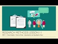 Exploring Qualitative and Quantitative Data in A-Level Psychology