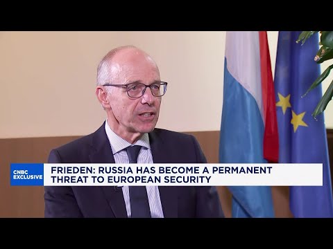 YouTube video thumbnail: Russia a 'Permanent Threat to European Security,' Luxembourg PM Says
