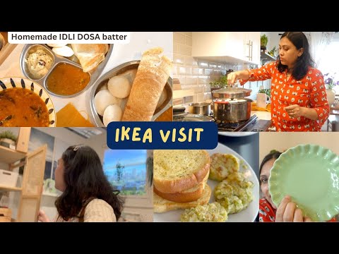 IKEA Visit - South Indian Breakfast (Homemade Idli Dosa batter - Instant pot) - What I got from IKEA