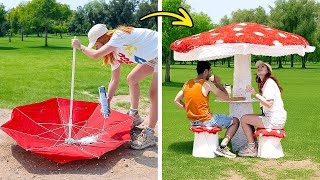 GIARDINO DA SOGNO CON POCA SPESA! 💰 Idee economiche ma efficaci per decorare gli esterni!