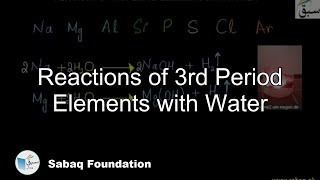 Reactions of 3rd Period Elements with Water