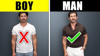 STOP DRESSING LIKE A BOY (10 Rules ALL Adult Men Should Follow)