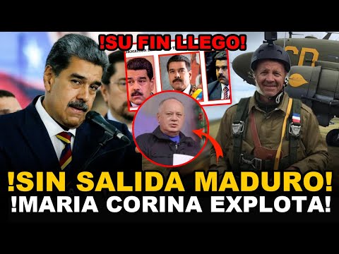 ¡URGENTE! NICOLAS MADURO SIN SALIDA RUEGA A TRUMP PARA QUE NO LO ARRESTE! MARIA CORINA EXPLOTA!