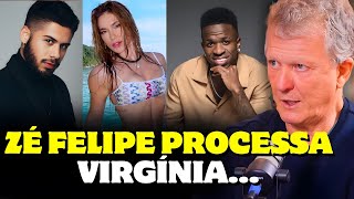 ZÉ FELIPE PROCESSA VIRGÍNIA APÓS DESCOBRIR SUPOSTA TRAIÇÃO!?😱 -RICARDO FELTRIN | PodcatsDelas Cortes