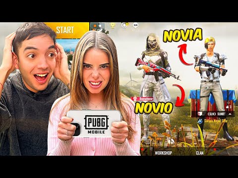 MI NOVIA JUEGA PUBG MOBILE por PRIMERA VEZ