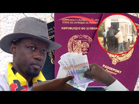 Scandale 😱 Passeport et beaucoup de Millions... Ousmane Sonko Pour l'instant...