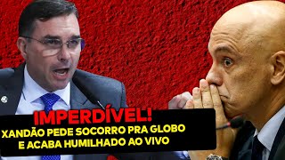 Xandão pede SOCORRO pra Globo mas acaba humilhado por SENADOR ao vivo na emissora