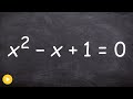 Understanding the Discriminant in Quadratics