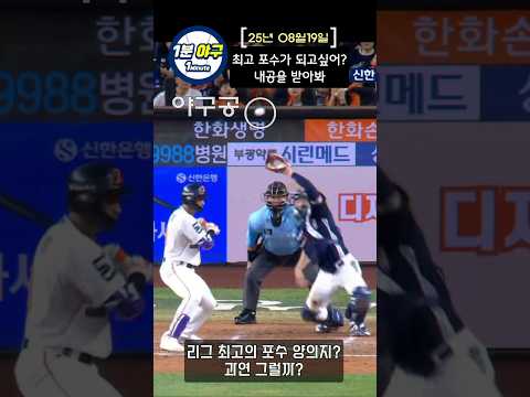 리그 최고의 포수가 되고싶나? 내공을 받아봐